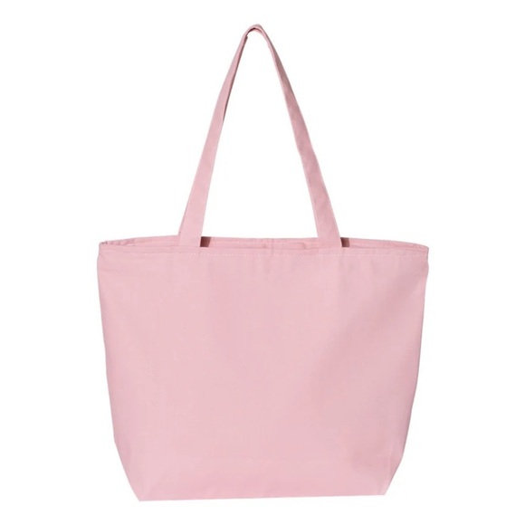 Handbags - NWOT Zip Top Light Pink Tote
